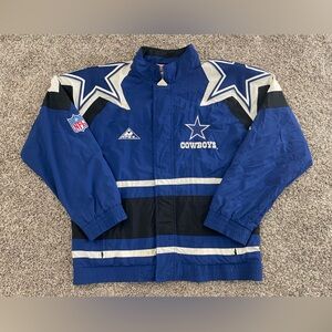 Vintage NFL Dallas Cowboys 1990s Authentic Pro Line Apex One Lined Jacket Size M